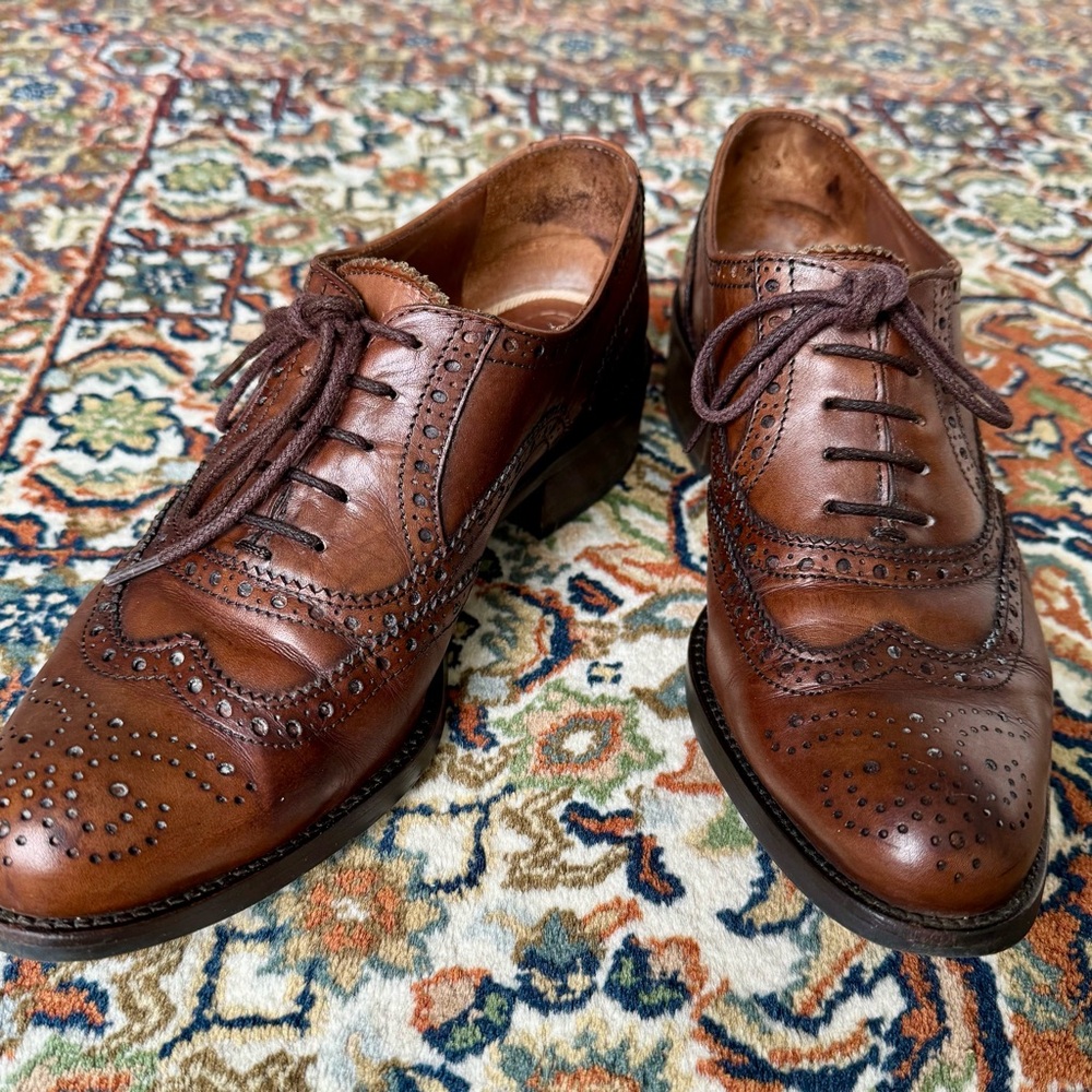 Lottusse 1877 Classic Brown Leather Oxford Brogue